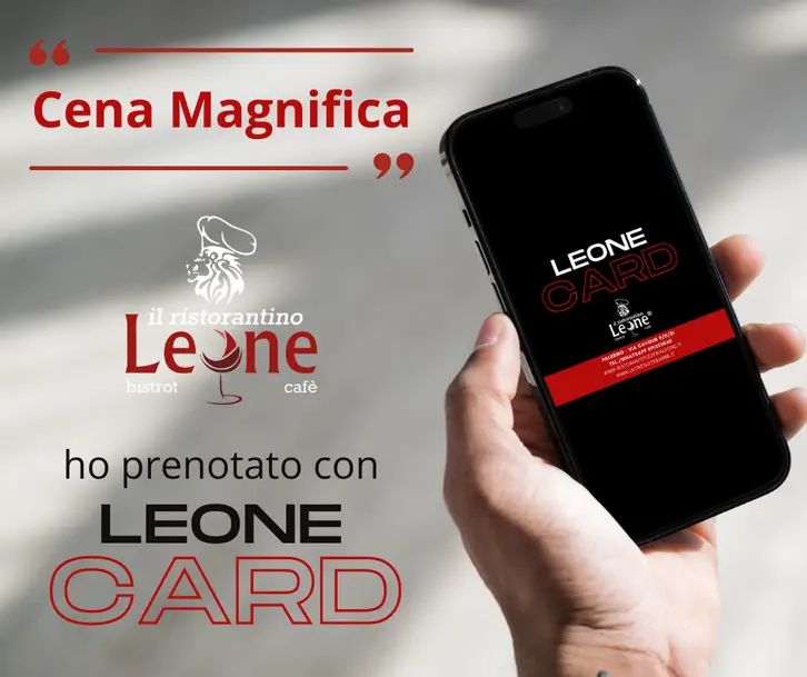 Immagine della nostra carta fidelity "Leone Card"
