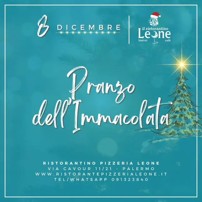 Pranzo 8 Dicembre Immacolata Ristorantino Leone di Palermo