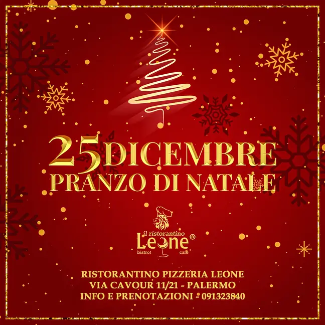 Pranzo di Natale al Ristorantino Leone di Palermo