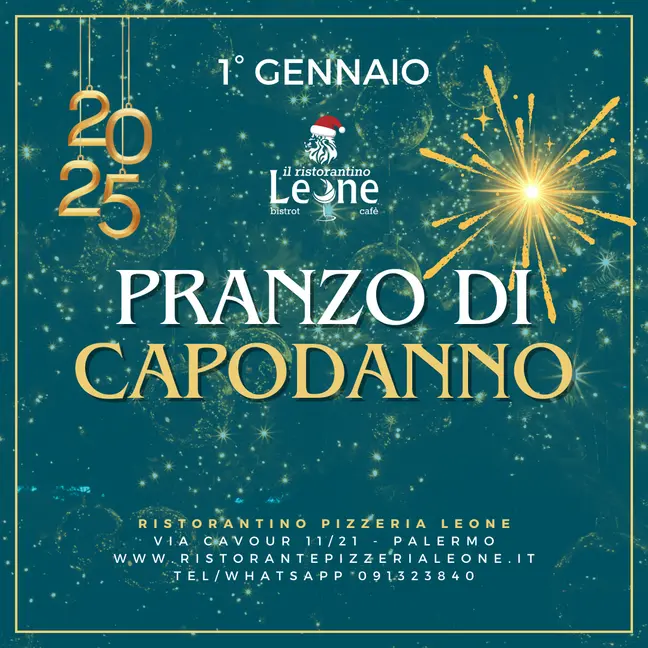 Pranzo di Capodanno al Ristorantino Leone di Palermo